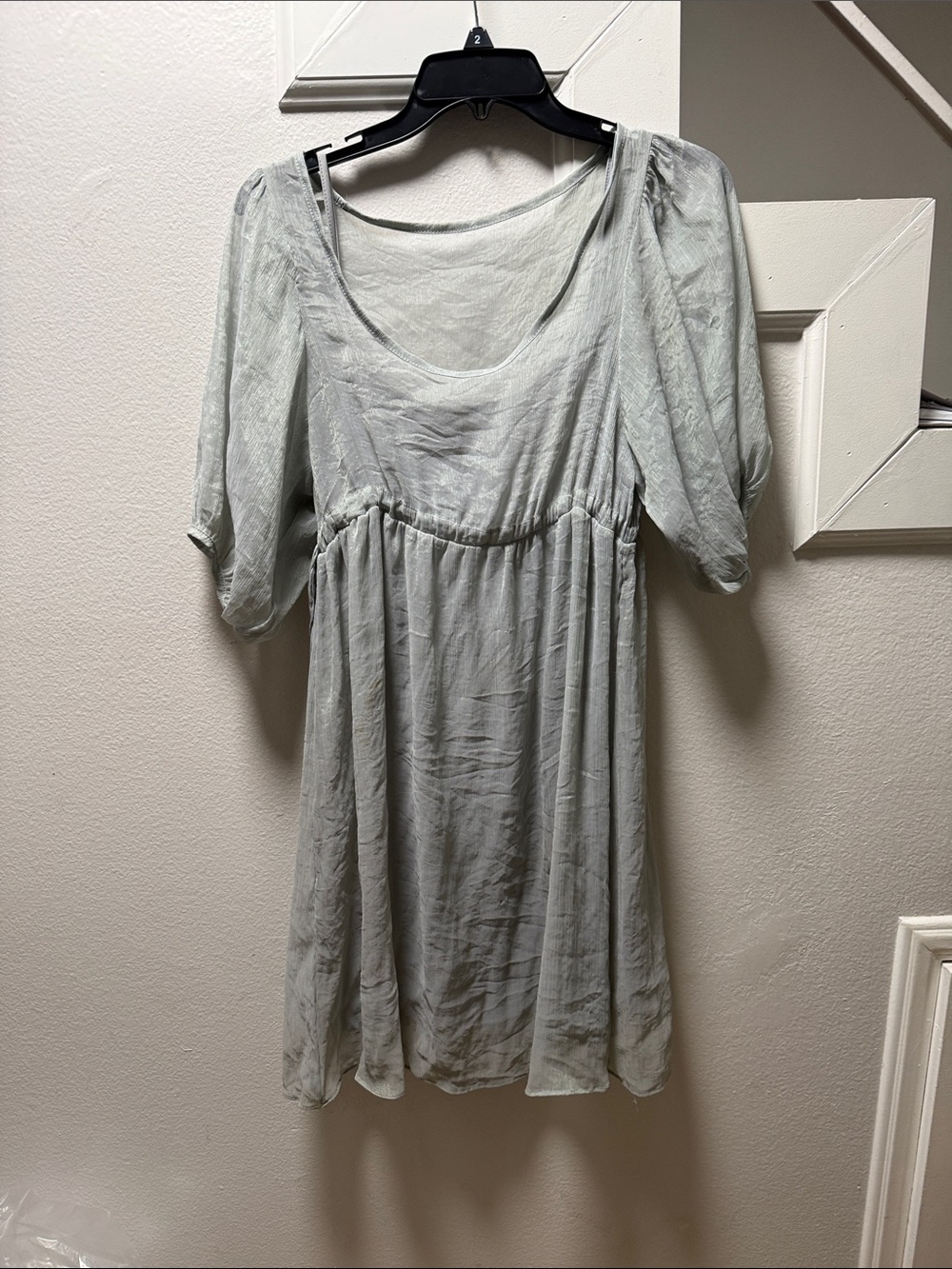 Piko 1988 Light Sage Ribbed Scoop Neck Top